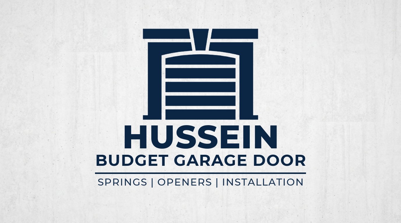 Hussein Budget Garage Door Logo